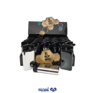 فندک هندلی درب دار متالیک
