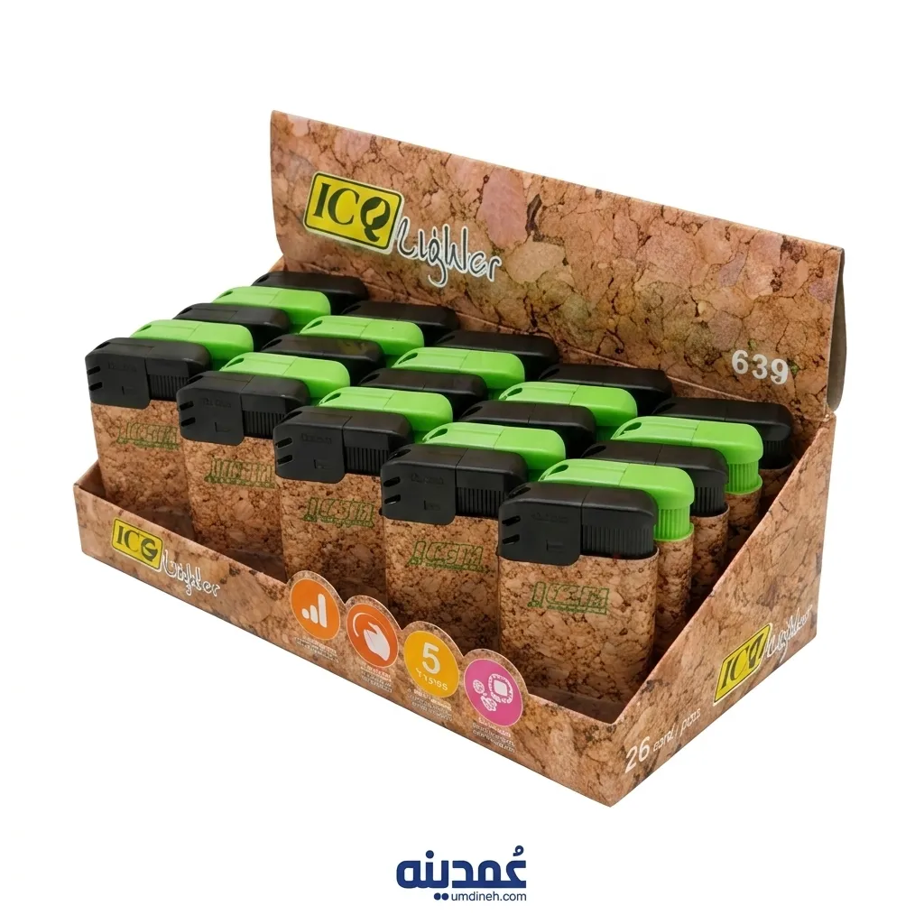فندک کد 639 طرح چوب پنبه