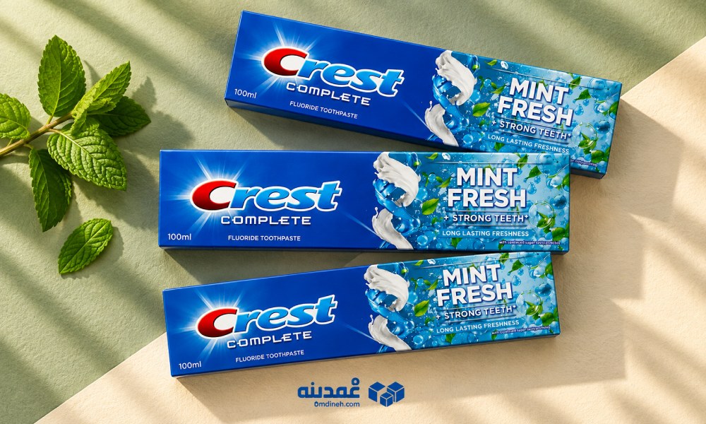 خمیر دندان کرست کامپلیت مدل MINT FRESH حجم 100 میل 1 خرید عمده خمیر دندان کرست کامپلیت فرش مینت با طعم نعنا 100 میل