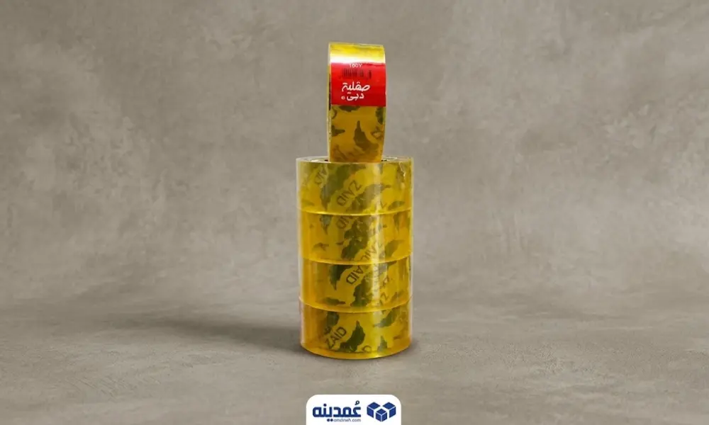 چسب نواری پهن زاید عرض 5 سانت (48 میکرون- 150 یارد) 1 خرید عمده چسب نواری پهن زاید عرض 5 سانت