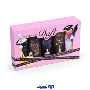 کرم مرطوب کننده معطر دافی حجم 75 میل مجموعه 5 عددی
