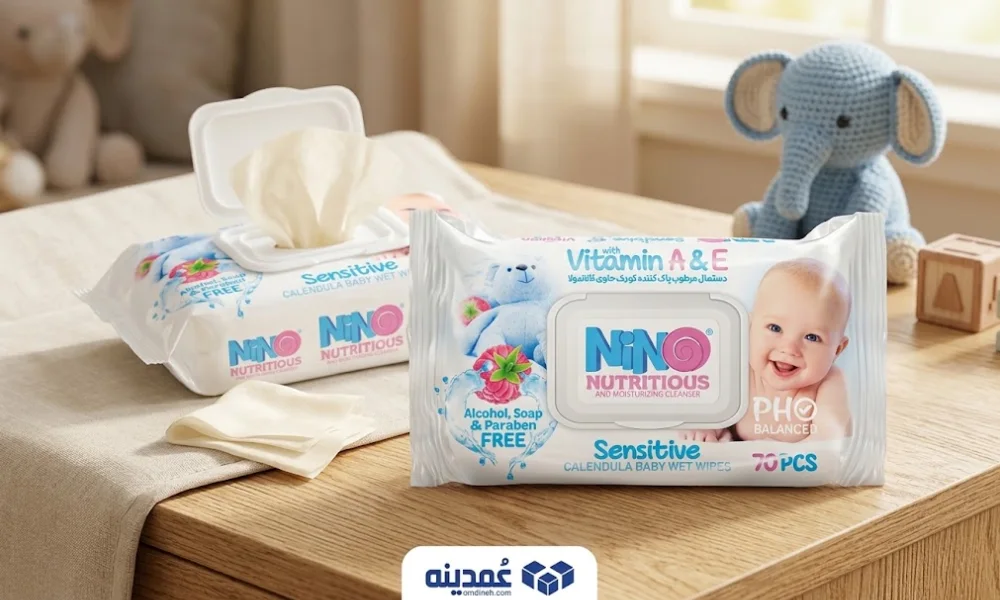 دستمال مرطوب کودک نینو مدل میوه ای درب دار حاوی کالاندولا بسته 70 عددی 1 خرید عمده دستمال مرطوب کودک نینو مدل میوه ای درب دار حاوی کالاندولا بسته 70 عددی