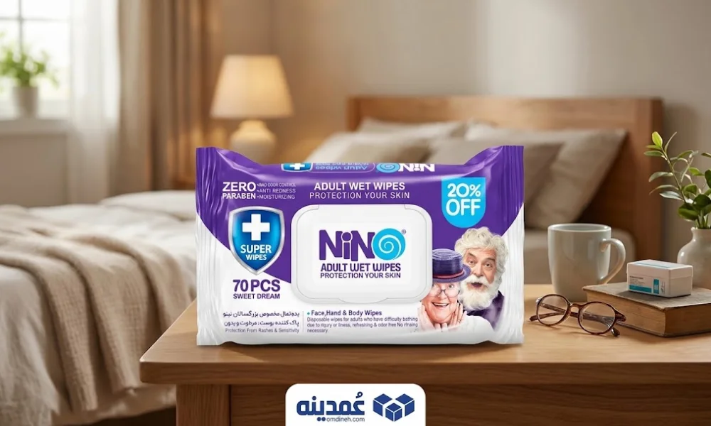 دستمال مرطوب بزرگسالان نینو دست و صورت درب دار بسته 70 عددی 1 خرید عمده دستمال مرطوب بزرگسالان نینو دست و صورت درب دار بسته 70 عددی