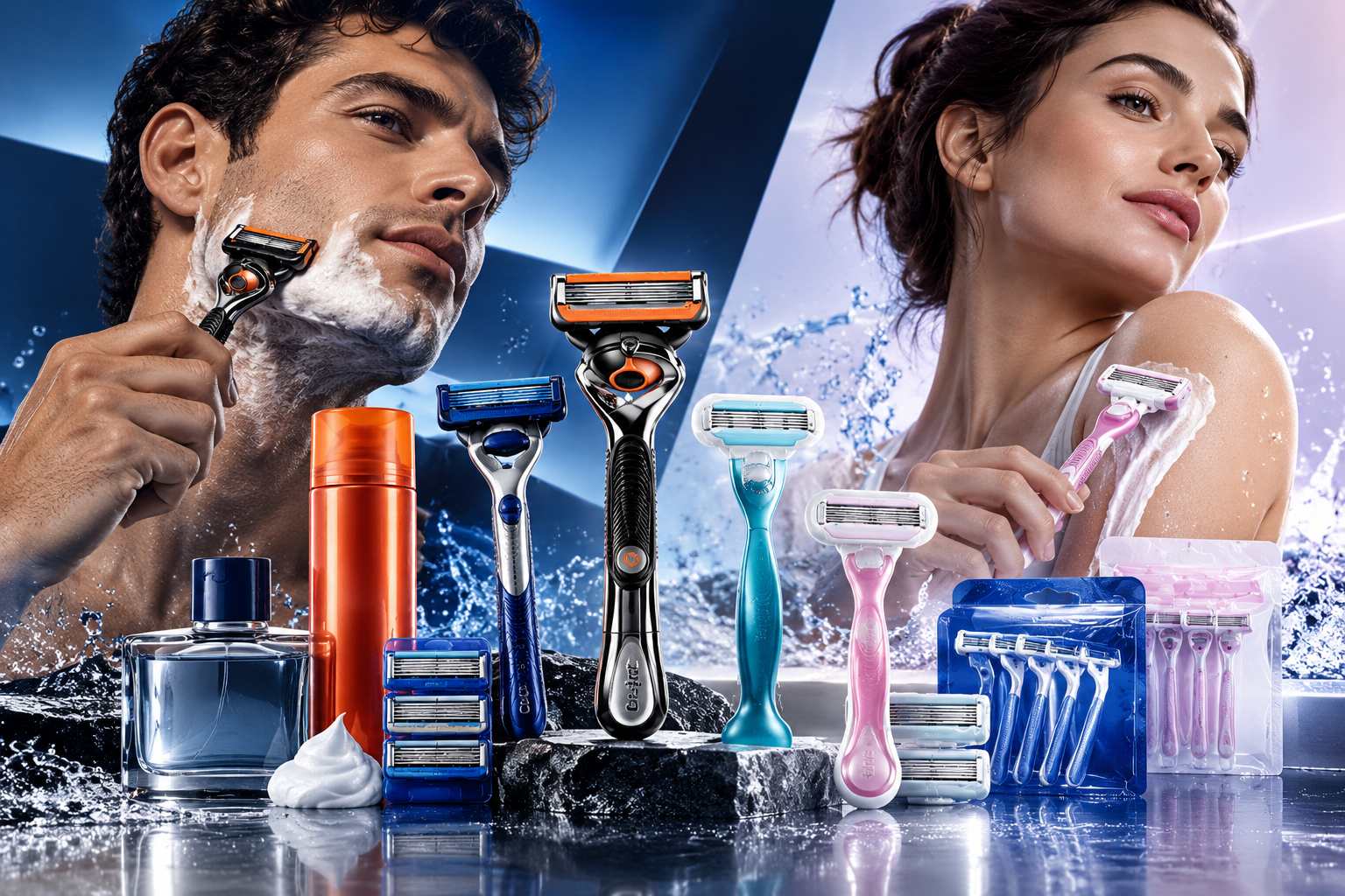خرید عمده محصولات برند ژیلت Gillette