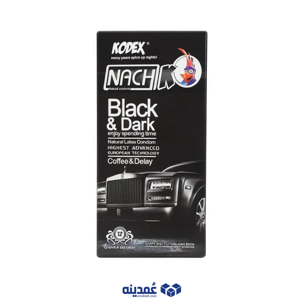 kodex-black-dark-condom-12-pack خرید عمده کاندوم کدکس مدل Black Dark بسته 12 عددی