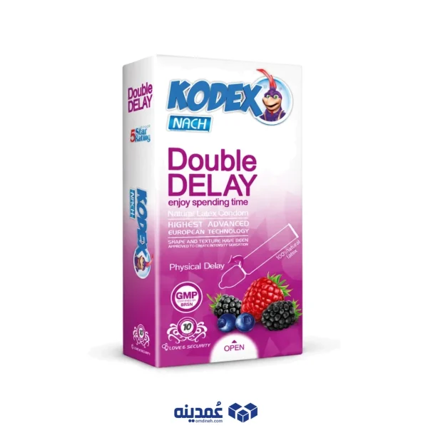 کاندوم تاخیری فیزیکی کدکس مدل Double Delay بسته 10 عددی