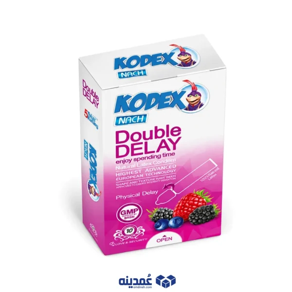 کاندوم تاخیری فیزیکی کدکس مدل Double Delay بسته 10 عددی