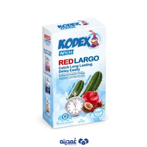 کاندوم کدکس مدل Red Largo بسته 12 عددی