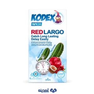 خرید عمده کاندوم کدکس مدل Red Largo بسته 12 عددی