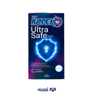خرید عمده کاندوم کدکس مدل ULTRA SAFE بسته ۱۰ عددی