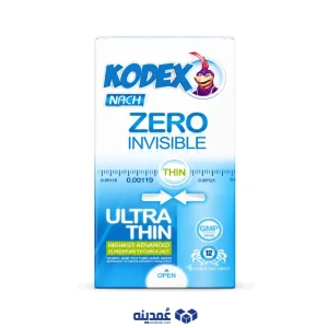 قیمت و خرید عمده کاندوم کدکس مدل Zero Invisible بسته 12 عددی