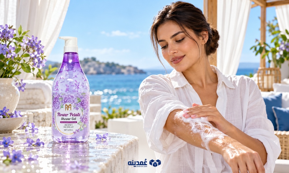 شامپو بدن گلبرگ دار ماری Mary مدل Flower Petals رایحه لوندر حجم 1200 میل 1 خرید عمده شامپو بدن گلبرگدار ماری رایحه لوندر
