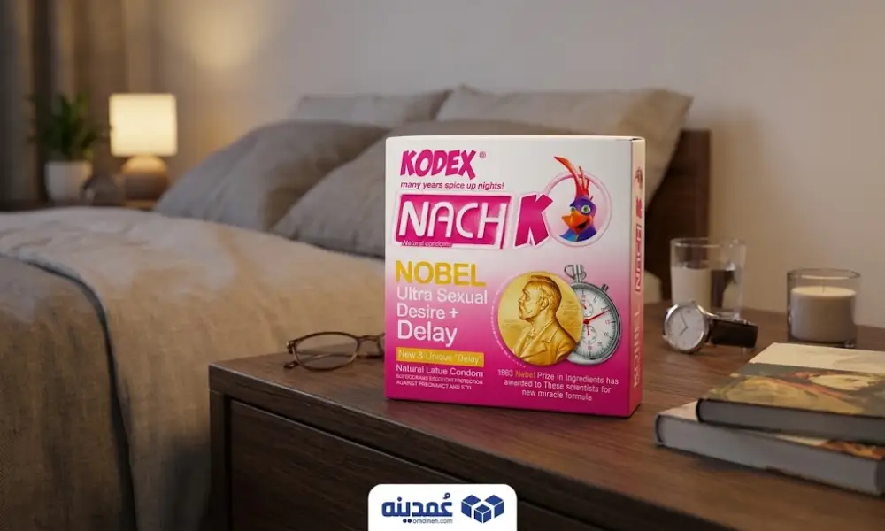 کاندوم تحریک کننده کدکس مدل Nobel بسته 3 عددی 1 خرید عمده کاندوم تحریک کننده کدکس مدل Nobel بسته ۳ عددی
