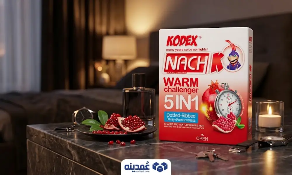 خرید عمده کاندوم ۵ کاره کدکس مدل Warm Challenger بسته ۳ عددی